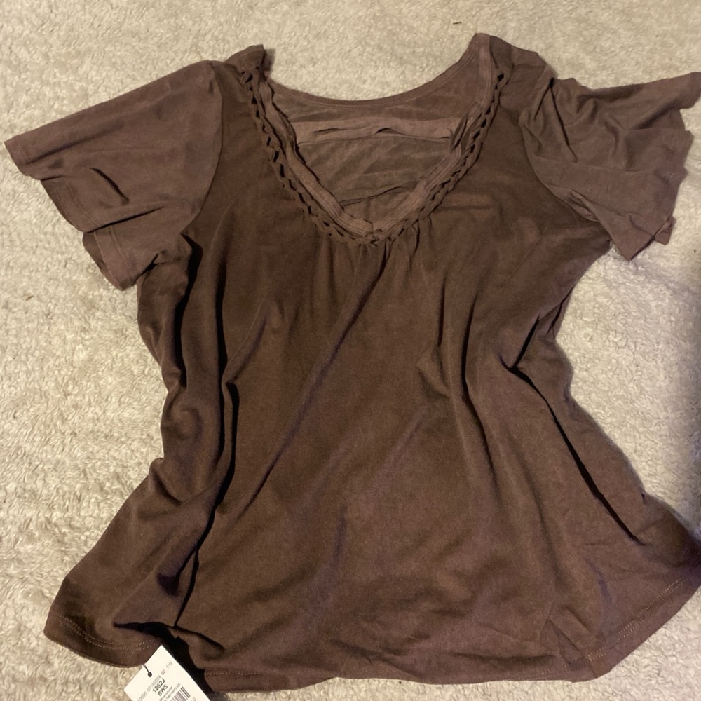 Brown Blouse by Buckle - Picture 2 of 3